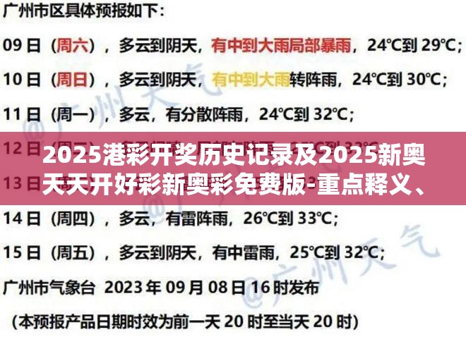 2025港彩开奖历史记录及2025新奥天天开好彩新奥彩免费版-重点释义、解释与落实,警惕不实的钓鱼钩